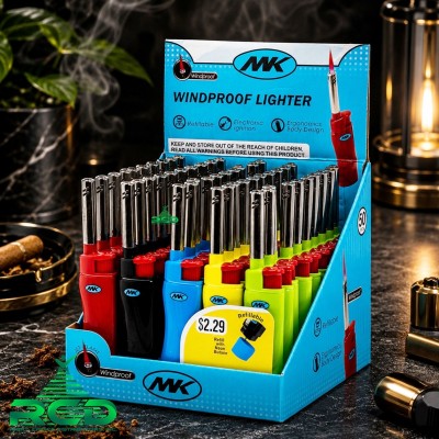 MK JET FLAME CANDLE LIGHTER 50CT/ DISPLAY